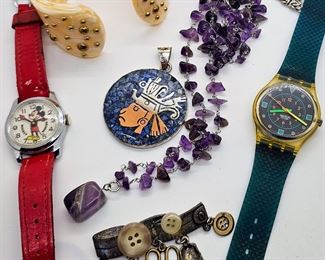 Mickey Mouse watch, Swatch watch