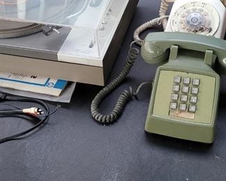 Electronic and old phones