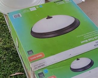 Household items - good working light units removed from remodeled condos