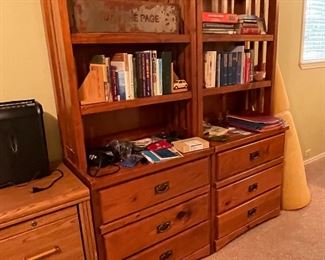bookcases & books