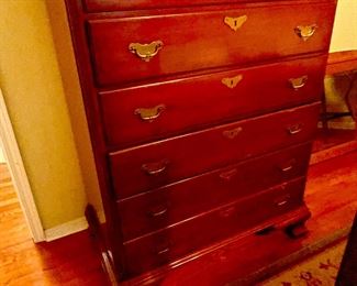 vintage 6 drawer chest of drawers