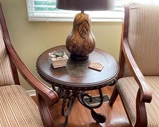 small table & lamp