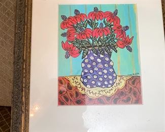 Sarah Reikes folk art print