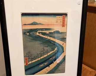 oriental, painted on silk?