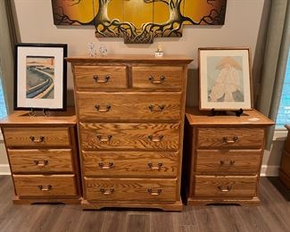 Chest and Two Nightstands
