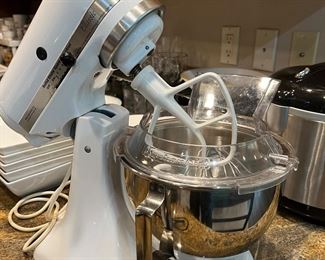 Kitchen Aid Mixer with Attachments