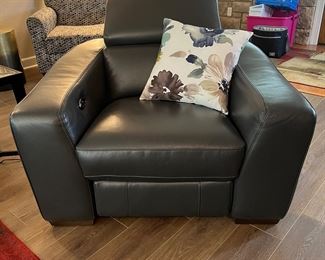 Matching Leather Recliner