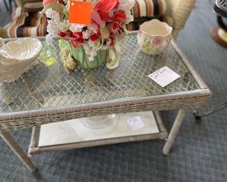 wicker table