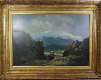 Thomas Hill large painting 