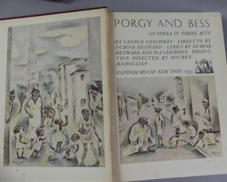 Rare 1935 Porgy and Bess book - autographed