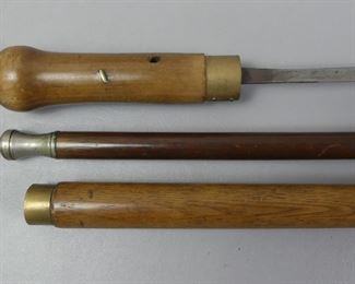 Gun and sword cane