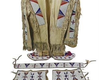 19th C. Oglala ceremonial outfit Sioux