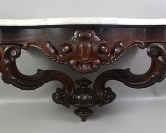 Victorian console table in rosewood
