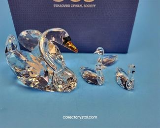 Swarovski swan family