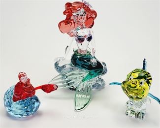 Swarovski Disney Mermaid : Ariel, Flounder, & Sebastian