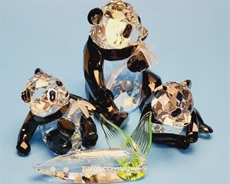 Swarovski SCS Panda Bears entire set