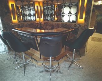 Custom made bar and bar stools. Was $1000.  Now  $250.   Last day!