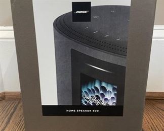 $200 USD      Bose Home Speaker Black 500 Alexa Built in LL127-52     NEW IN BOX.  Wall to wall stereo sound from a single home speaker.   Built in voice control
Local pick up Bethesda, MD.  Contact us for shipping suggestions.       https://0kdr0vhm03aij90e-62832083179.shopifypreview.com/products_preview?preview_key=ffe06941d9f57cacab069f2f802be30b