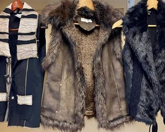 Parsley And Sage Vest, Polizzi Faux Fur And Suede Vest, XOXO Faux Fur Sweater Vest