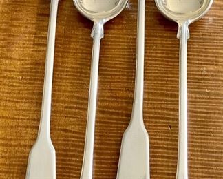 150 Grams Total - (4) International Sterling Silver 1810 Pattern Long 7.5" Tea Spoons