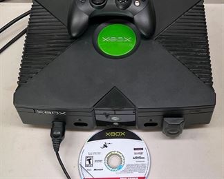 2004 Xbox Video Game System With Controller And Tony Hawk Project 8 