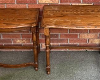 Pair Of Vintage Pennsylvania House Nesting Side Tables 