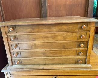 19th Century Counter Mercantile Chest