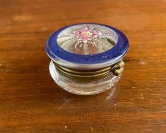 Hand Painted Floral Patch Box