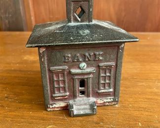 Cast Iron Bank Building - Coin Bank