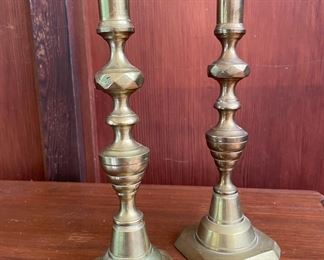 Pair of Brass Candle Sticks