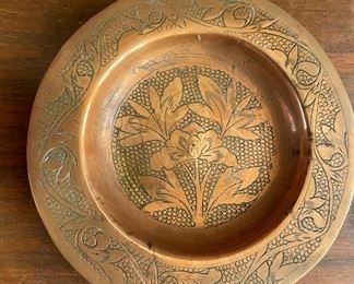 Engraved Copper Wall Plates