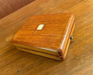 Wooden Pocket Watch Box