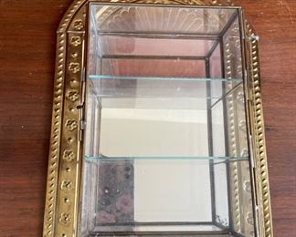 Brass Mirrored Shadow Box