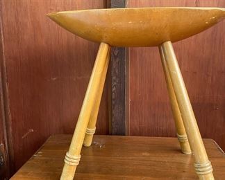 Mid Century Wooden Stool