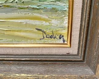Framed Oil Painting -Walden by Helen B Dooley