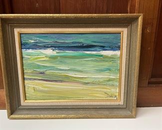 Framed Oil Painting -Walden by Helen B Dooley