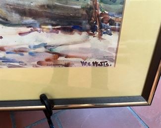 Water Color Painting by William Clothier Watts