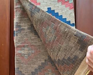 Handwoven Kilim Afghan