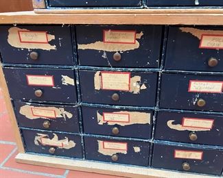 Apothecary Table Top Chest