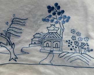 Assortment of Embroidered Dish Towels