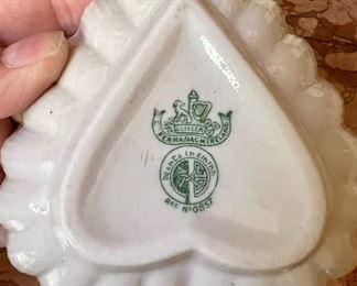 Heart Shaped Dish by Belleek Ireland