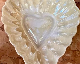 Heart Shaped Dish by Belleek Ireland