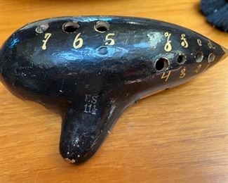Black Pottery Ocarina