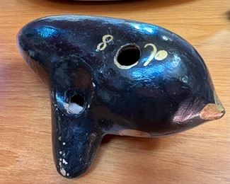 Black Pottery Ocarina