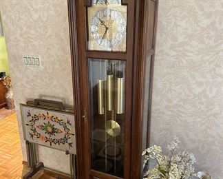Appalachian Oak Grandfather Floor Clock