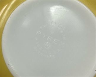 Yellow Pyrex Large Mixing Bowl