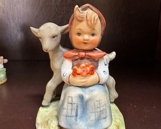 Hummel Figurine “Good Friends” Girl With Lamb - #182 