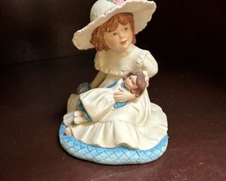 Sandra Kuck Girl with a Doll Figurine