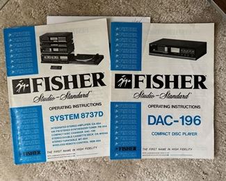 Fisher Entertainment System - System 8737D, Compact Disc Player DAC-196