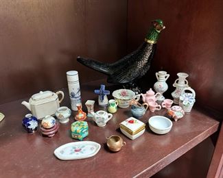 Miniature Vases and China Set